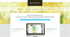 Desktop Screenshot of electroactive.com